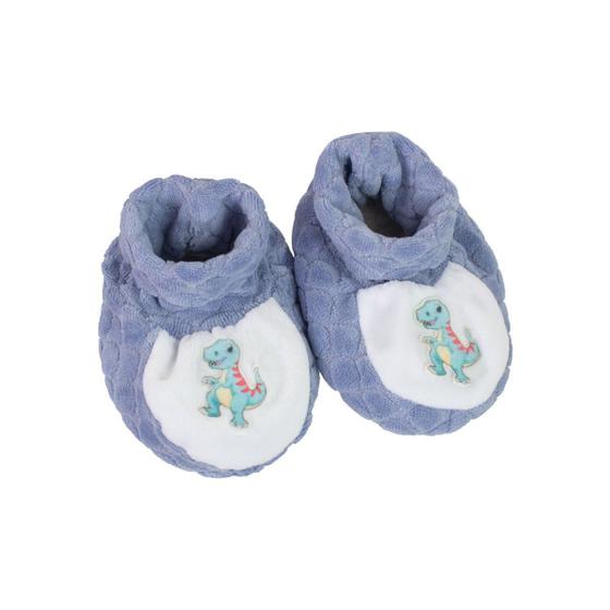 Imagem de Pantufa Infantil Bebê Cotton Day Baby Dino 23004