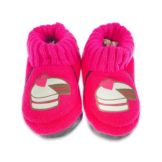 Imagem de Pantufa Infantil com solado N 21 AO 30 Rosa Tamanho:25