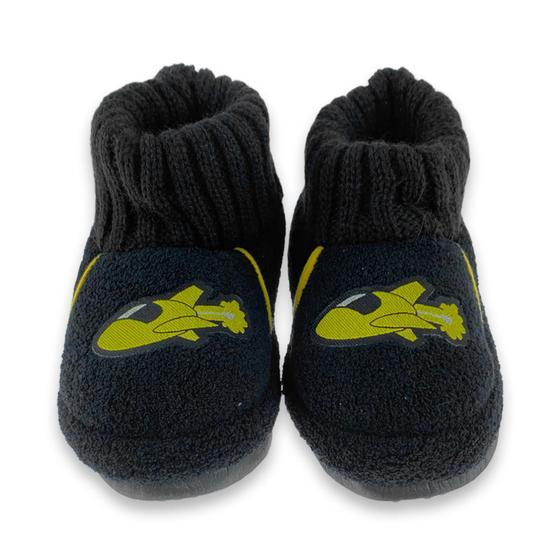 Imagem de Pantufa Infantil Com Solado N 29/30 Preto