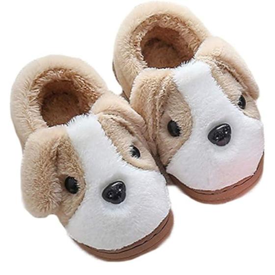 Imagem de Pantufa Infantil Meninos Antiderrapante Cachorrinho 20 Ao 38