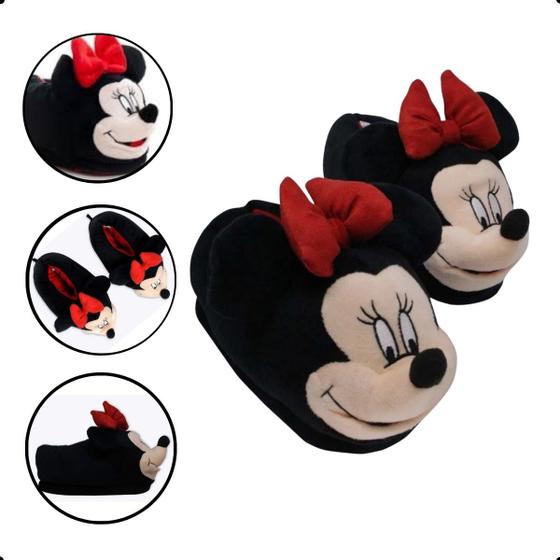 Imagem de PANTUFA INFANTIL MINNIE  DISNEY 4 A 6 ANOS 29 a 32 Original