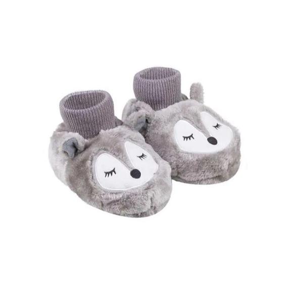 Imagem de Pantufa Infantil Raposa Cinza 25/26  Stuf