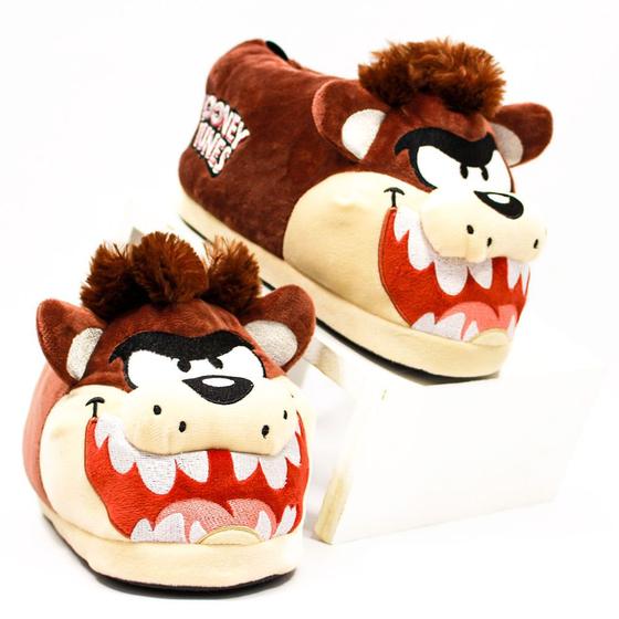 Imagem de Pantufa Looney Tunes taz Personagem oficial Warner Bros.super luxo