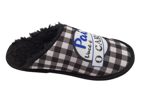 Imagem de Pantufa Masculina Adulta Senza Spina - Pai Você é o Cara! - Presente para pai - Dia dos Pais - Chinelo de inverno