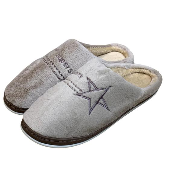 Pantufa Masculina Chinelo Adulto Super Macio Solado Borracha Tpr Antiderrapante Menor preço em Pantufa Masculina Chinelo Adulto Super Macio Solado Borracha Tpr Antiderrapante