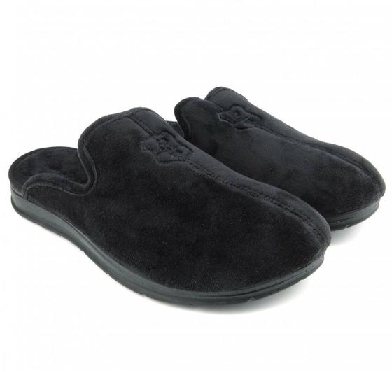 Imagem de Pantufa Pegada Atoalhada Masculina Sola Borracha 254179