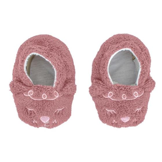 Imagem de Pantufa Pelúcia Bebê Menino Menina Tamanho Único 0-7 Meses Pimpolho