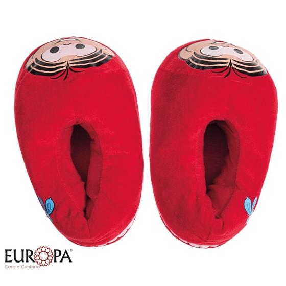 Imagem de Pantufa Pelúcia Turma Da Mônica Europa 866 Estampado Mônica