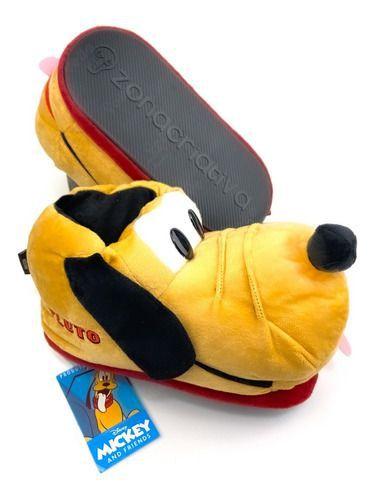 Imagem de Pantufa Pluto, Oficial Disney, Solado De Borracha G