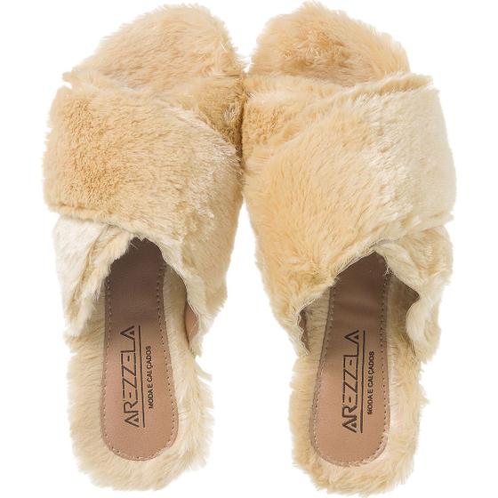 Imagem de Pantufa Rasteira Homewear em X