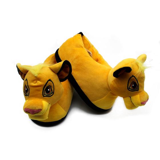 Imagem de Pantufa Simba Rei Leão M 34/36  Zona Criativa - 10071220