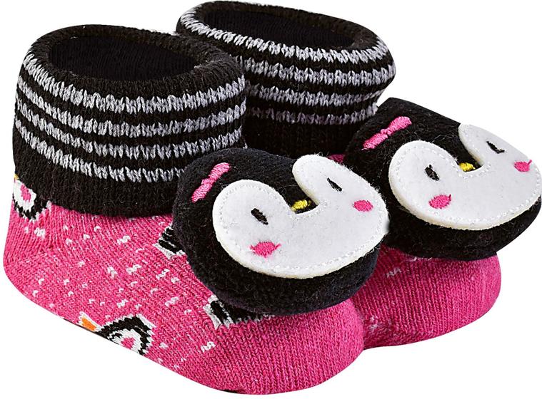 Imagem de Pantufinha bebê meia com bichinhos recém nascido