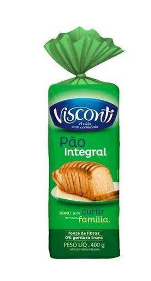 Pão de Forma Visconti Integral Macio D+ 400gr Menor preço em Pão de Forma Visconti Integral Macio D+ 400gr
