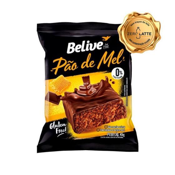 Pão de Mel Sem Glúten Belive 45g - Pão de Mel - Magazine Luiza