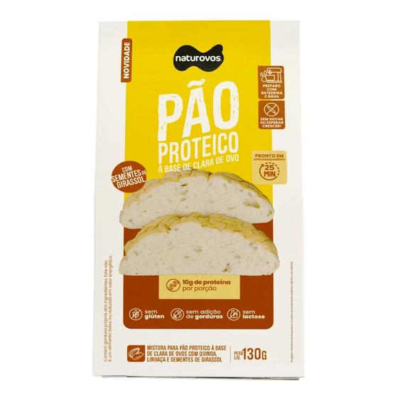 Imagem de Pão Proteico com Sementes - 130g - Naturovos