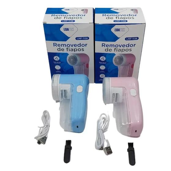 Papa Bolinha Tira Pelo De Roupa Elétrico Recarregável Usb LMF-1138 Luatek