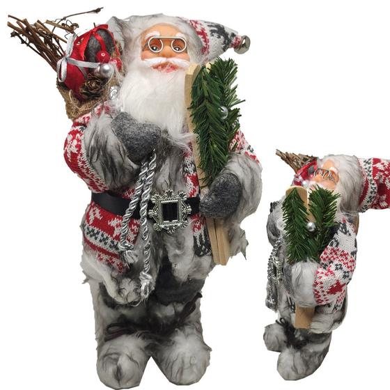 Imagem de Papai Noel 30cm Enfeite Natalino Decoraçao Natal Fim do Ano Festa Comemoraçao