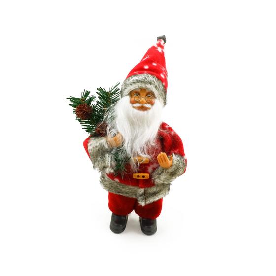 Imagem de Papai Noel Enfeite Decoração Natal Boneco 25cm