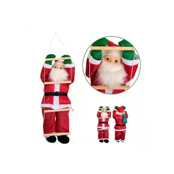 Imagem de Papai Noel Grande com Escada