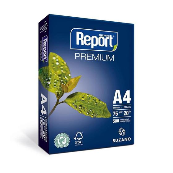 Papel A4 Report 75g/m² Branco - Suzano é boa?