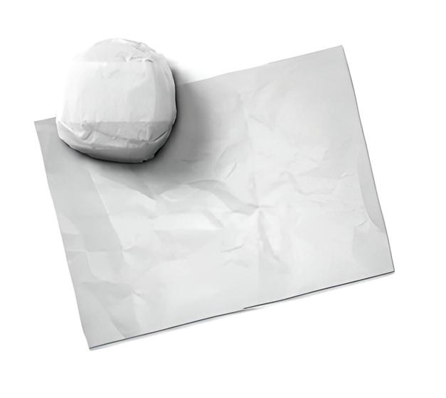 Imagem de Papel acoplado liso branco película anti gordura 500 unids