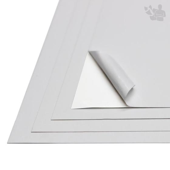 Imagem de Papel Adesivo Branco Fosco Adespan Fasson A3 50 Folhas