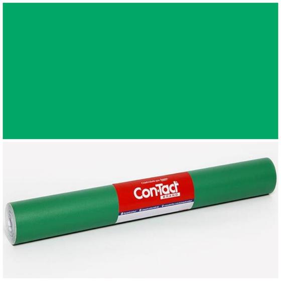 Papel Adesivo Contact Verde Fosco Opaco 45 Cm X 10 Mts Menor preço em Papel Adesivo Contact Verde Fosco Opaco 45 Cm X 10 Mts