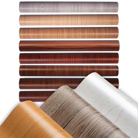 Imagem de Papel adesivo de parede porta envelopamento móveis madeira 