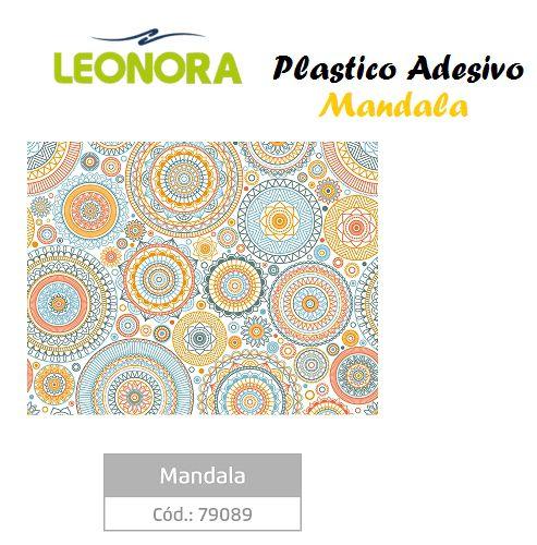Imagem de Papel Adesivo Tipo Contact Mandala 79089 Rolo 45cm x 10m