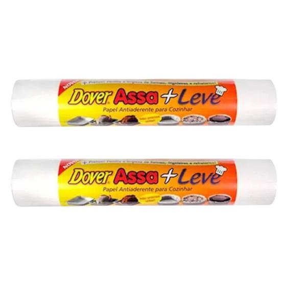 Papel Antiaderente Assa + Leve 40cmx20m Massa Pão - Kit 2 Un Menor preço em Papel Antiaderente Assa + Leve 40cmx20m Massa Pão - Kit 2 Un