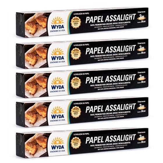 Imagem de Papel Assalight Premium 3M Wyda 5 Rolos