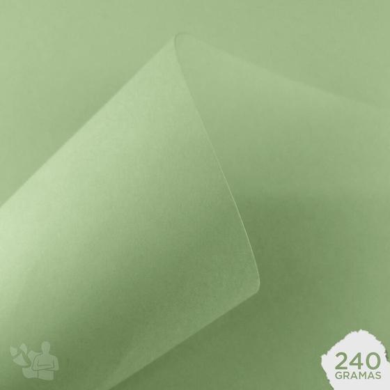 Imagem de Papel Candy Plus 240G A3 Limão (Verde Claro) 20 Folhas