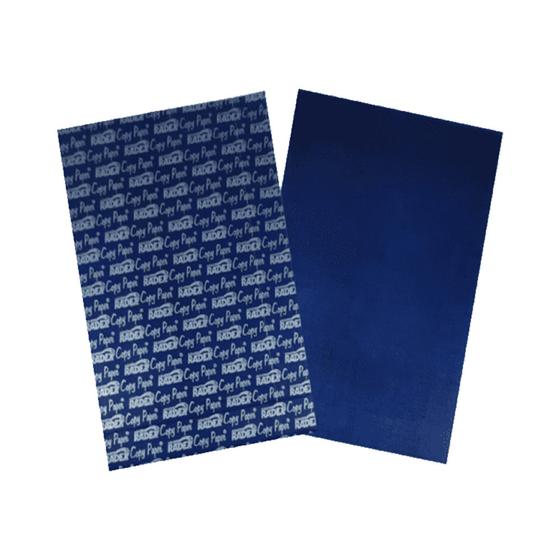 Imagem de Papel Carbono Azul A4 21,0 x 29,7cm Radex Com 50 Unidades