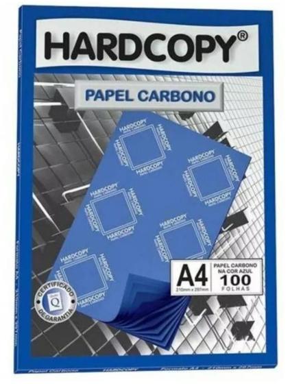 Imagem de Papel Carbono Manual Azul Hc 202 A4 / 100fl / Hardcopy