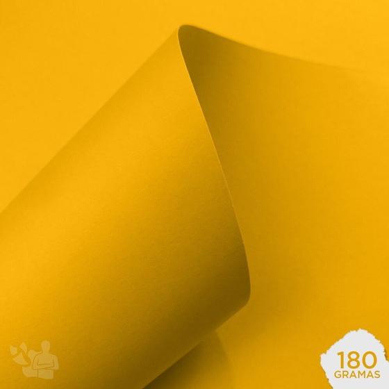 Imagem de Papel Color Plus 180g A3 Rio De Janeiro (Amarelo) 20 Folhas