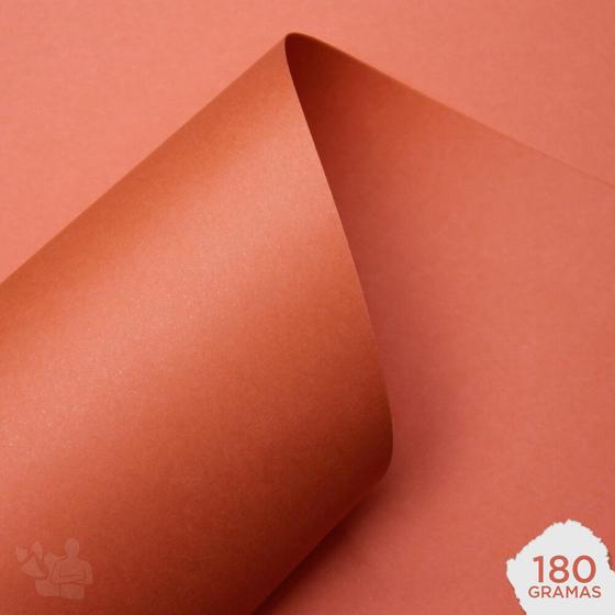 Imagem de Papel Color Plus 180g A4 Costa Rica (coral) 20 Folhas