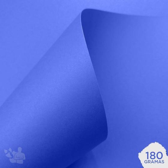 Imagem de Papel Color Plus 180g A4 Grécia (Azul) 20 Folhas