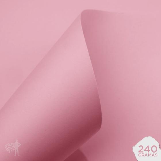 Imagem de Papel Color Plus 180g A4 Verona (Rosa Bebê) 20 Folhas