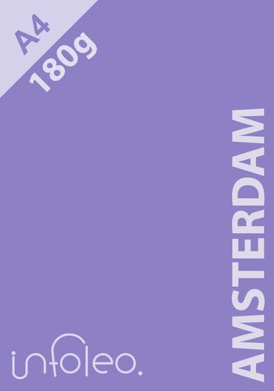 Imagem de Papel Color Plus A4 180 gramas Amsterdam (Roxo)