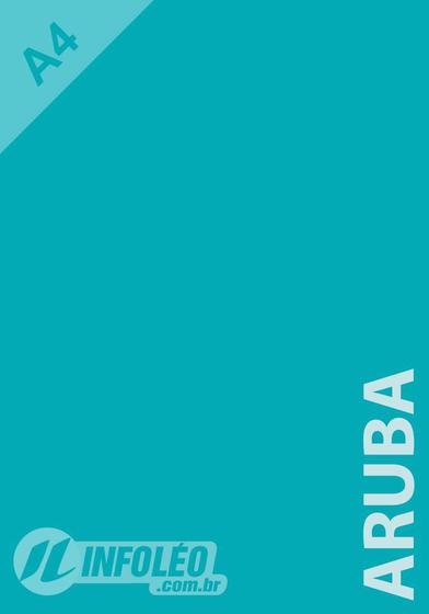 Imagem de Papel Color Plus A4 180 gramas Aruba (Azul Turquesa