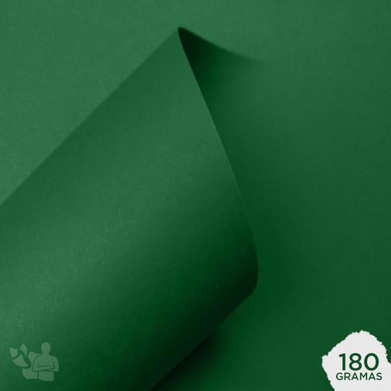 Imagem de Papel Color Plus Brasil Verde Bandeira 180G A4 20 Folhas