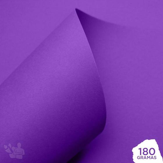 Imagem de Papel Color Pop 180g Roxo Mirtilo (30,5x30,5cm) 25 Folhas