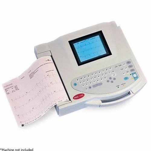 Imagem de Papel de ECG GE Térmico Z-Fold 8,5x11" - Grade Vermelha - 1 Unidade