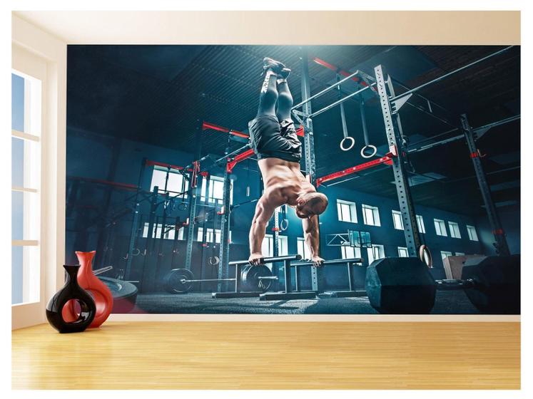 Imagem de Papel De Parede 3D Academia Exercício Exercício Funcional 3,5M Aca13