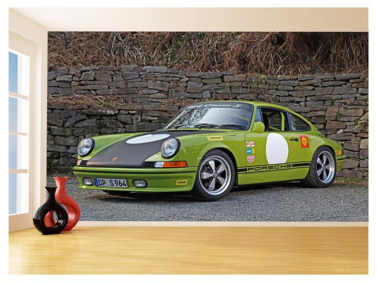 Imagem de Papel De Parede 3D Carro Cássico Porsche 911 Ruf 3,5M Cxr72