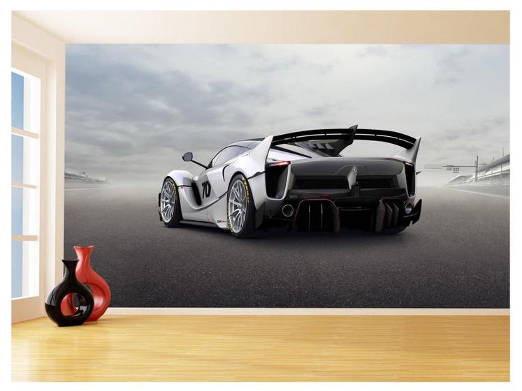 Imagem de Papel De Parede 3D Carro Ferrari Fxx Pista Hyper 3,5M Car95