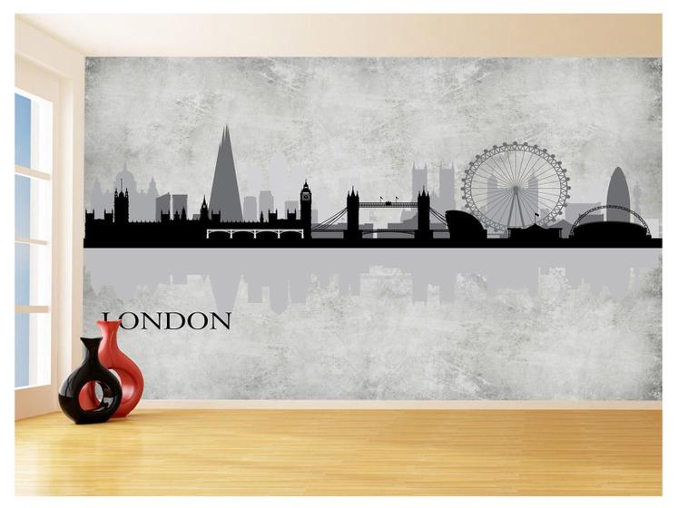 Imagem de Papel De Parede 3D Cidade Londres Tower Bridge 3,5M Ncd258