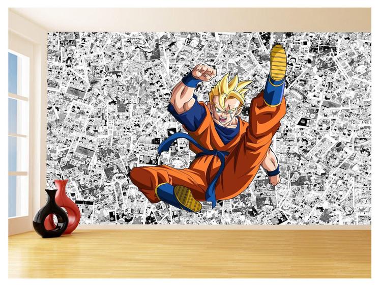 Imagem de Papel De Parede 3D Dragon Ball Goku Gohan Anime 3,5M Dbz606