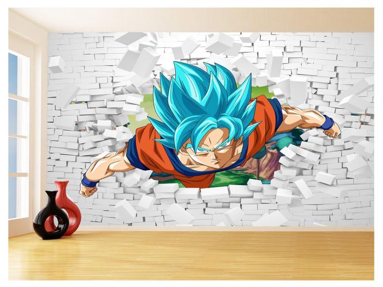 Imagem de Papel De Parede 3D Dragon Ball Goku Vegeta Anime 3,5M Dbz70