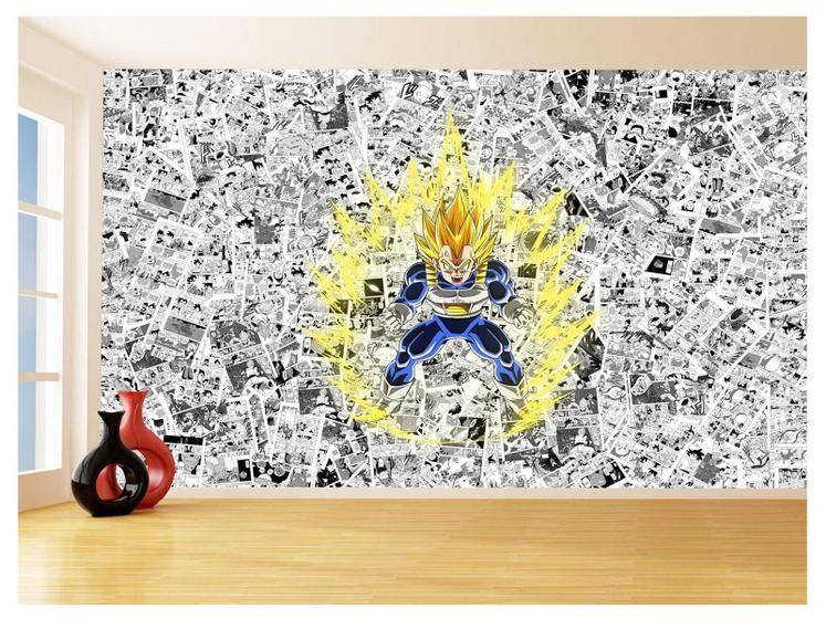 Imagem de Papel De Parede 3D Dragon Ball Vegeta Anime 3,5M Dbz572